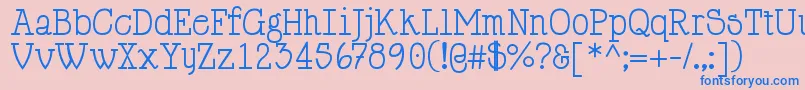 More about HappyPhantom Font HappyPhantom Font – Blue Fonts on Pink Background