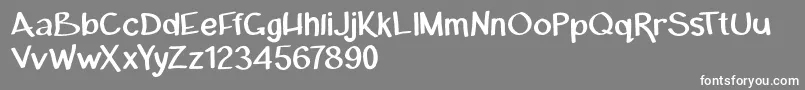 MichaelmarkerliteRegular Font – White Fonts on Gray Background