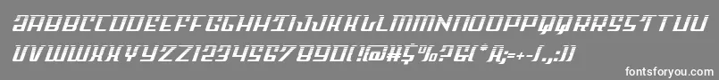 Skycabhalf2 Font – White Fonts on Gray Background