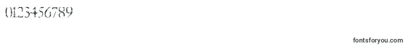 Etched ffy Font – Fonts for Numbers and Digits