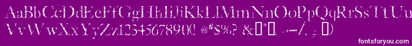 En savoir plus sur la police Etched ffy Police Etched ffy – polices blanches sur fond violet
