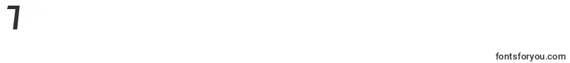 フォントIrregularUrban – フォント数字7