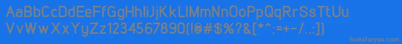 LintelBold Font – Gray Fonts on Blue Background