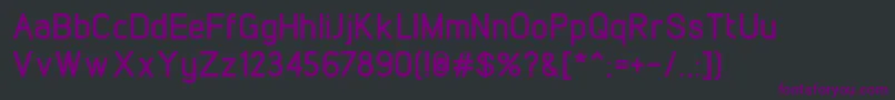 fuente LintelBold – Fuentes Moradas Sobre Fondo Negro