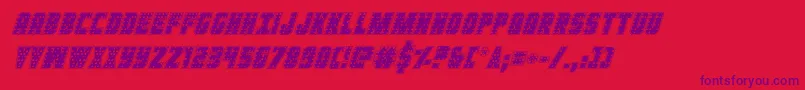 Ironforgeplateital Font – Purple Fonts on Red Background