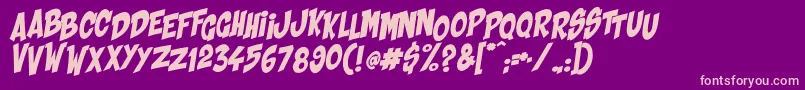 Más sobre la fuente ShakaPow fuente ShakaPow – Fuentes Rosadas Sobre Fondo Morado