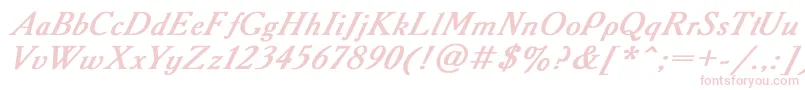 Academy2 Font – Pink Fonts on White Background