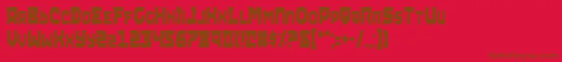 En savoir plus sur la police AiracobraCondensed Police AiracobraCondensed – polices brunes sur fond rouge