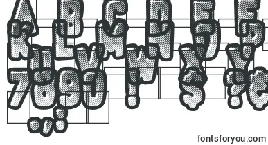 FluoGums font – Fonts For Plates And Signs