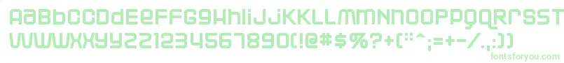 Blackjack Font – Green Fonts on White Background