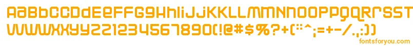 Blackjack Font – Orange Fonts on White Background