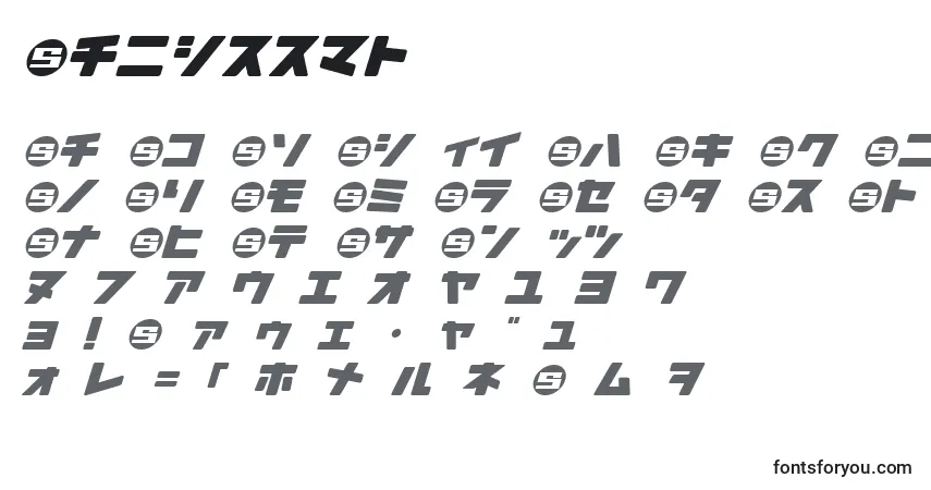 A fonte Daidrrjs – alfabeto, números, caracteres especiais