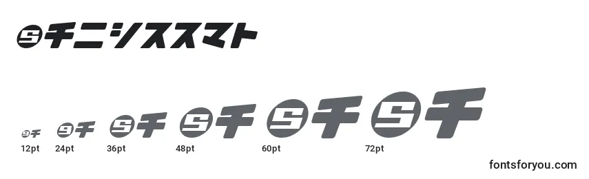 Daidrrjs Font Sizes