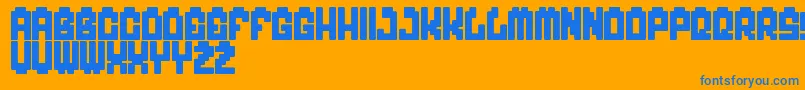 More about MyGame Font MyGame Font – Blue Fonts on Orange Background