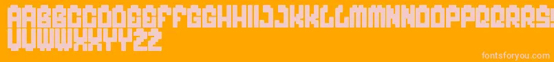 fuente MyGame – Fuentes Rosadas Sobre Fondo Naranja