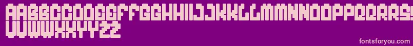 MyGame Font – Pink Fonts on Purple Background