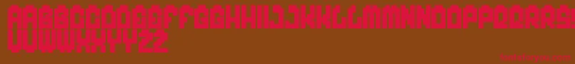 MyGame Font – Red Fonts on Brown Background