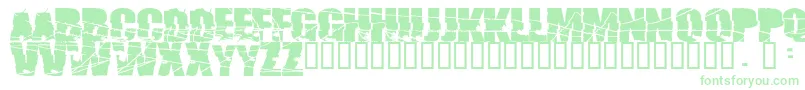 Broken74 Font – Green Fonts