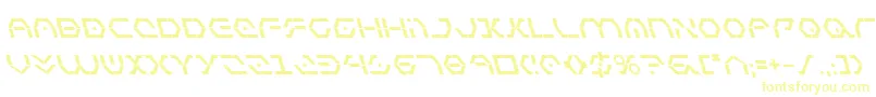 Zetasentrybl Font – Yellow Fonts on White Background