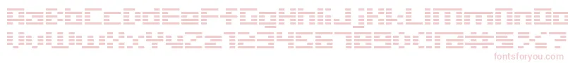 D3Digitalism Font – Pink Fonts on White Background