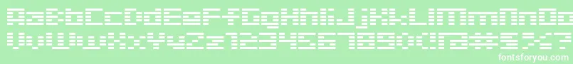 D3Digitalism Font – White Fonts on Green Background