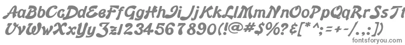 fuente BannerBold – Fuentes Grises