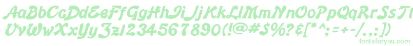 BannerBold Font – Green Fonts
