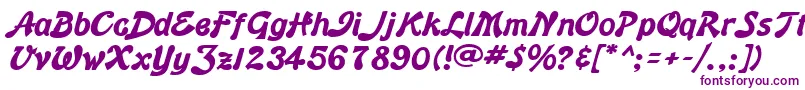 BannerBold Font – Purple Fonts