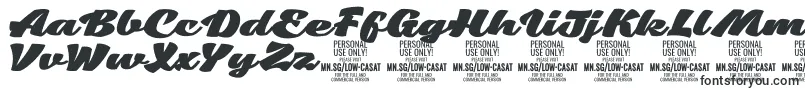 Шрифт LowcasatfatPersonalUse – шрифты для Sony Vegas Pro