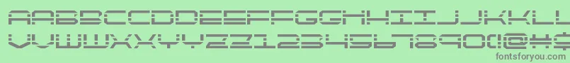 Шрифт QuickquickBold – серые шрифты на зелёном фоне
