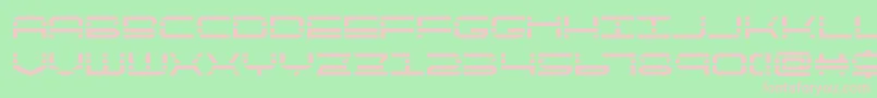 Шрифт QuickquickBold – розовые шрифты на зелёном фоне