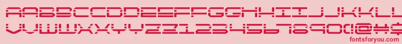 フォントQuickquickBold – ピンクの背景に赤い文字