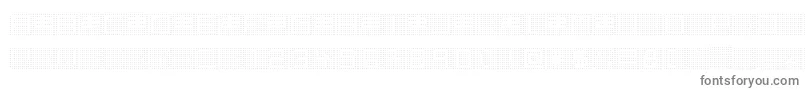 BackToHeavyCoatFatGroundPoint-Schriftart – Graue Schriften auf weißem Hintergrund