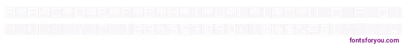 Шрифт BackToHeavyCoatFatGroundPoint – фиолетовые шрифты