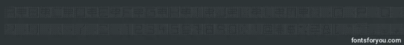Шрифт BackToHeavyCoatFatGroundPoint – белые шрифты на чёрном фоне