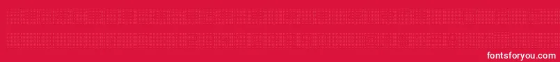 fuente BackToHeavyCoatFatGroundPoint – Fuentes Blancas Sobre Fondo Rojo