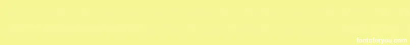 フォントBackToHeavyCoatFatGroundPoint – 黄色い背景に白い文字