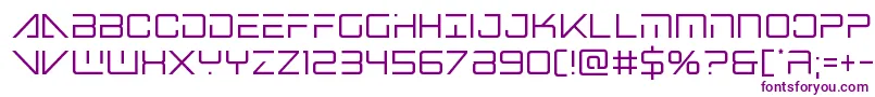 Bansheepilotcond-Schriftart – Violette Schriften