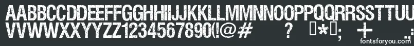 Viper ffy Font – White Fonts on Black Background