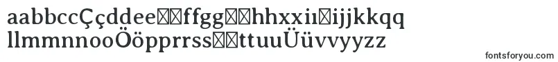 AveriaseriflibreRegular-fontti – azerbaidžanilaiset fontit