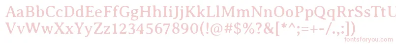 AveriaseriflibreRegular Font – Pink Fonts on White Background