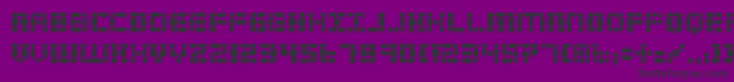 フォント2tech2 – 紫の背景に黒い文字