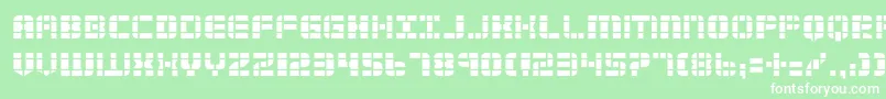 2tech2 Font – White Fonts on Green Background