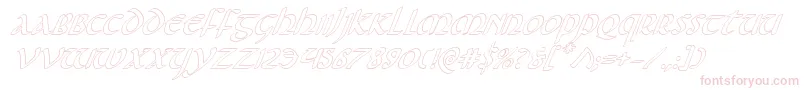 Foucaultoutital Font – Pink Fonts