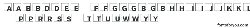フォントAbclogosxyzBold – ヨルバ文字