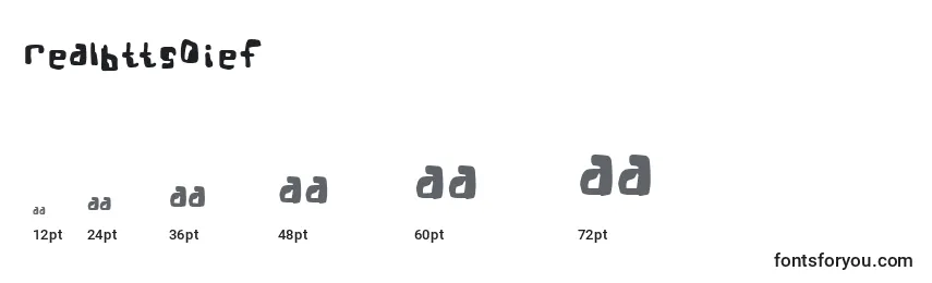 RealBttsoief Font Sizes