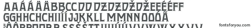 Шрифт Conquistadormannf – словацкие шрифты