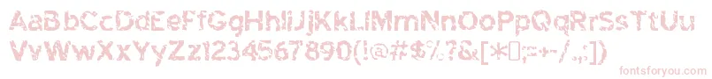 HighwaytoheckRegular-Schriftart – Rosa Schriften auf weißem Hintergrund