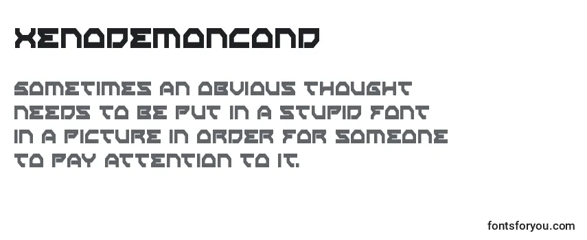 Xenodemoncond Font