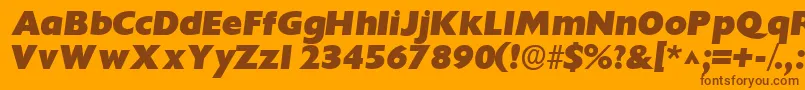 En savoir plus sur la police IdiomsskBoldItalic Police IdiomsskBoldItalic – polices brunes sur fond orange